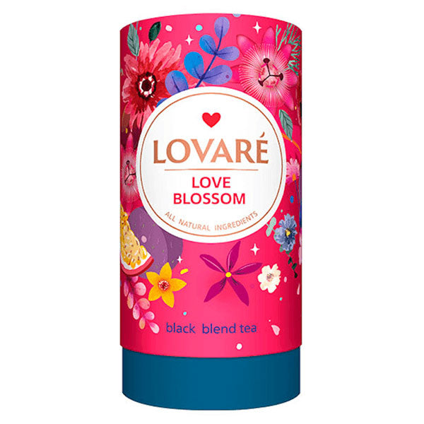 Tea Loose Black Love Blossom – Tube – 2.82 oz (80gr)